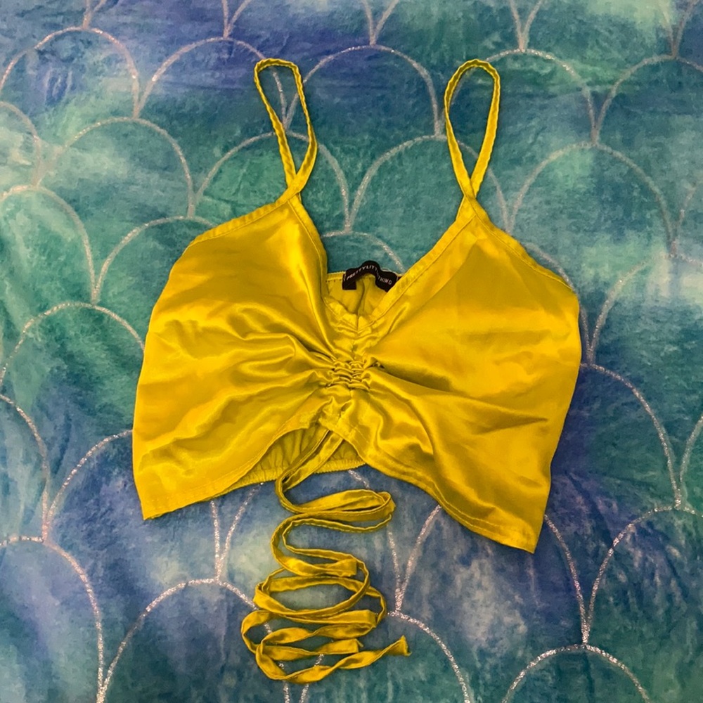 Like Green Crop top from Pretty Little Thing